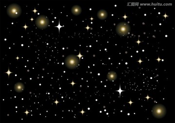 唯美星空 夜空裝飾素材