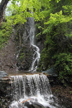 山泉瀑布 溪水