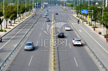 马路 道路 城市街景