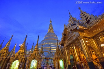 东南亚旅游 瑞光大金塔