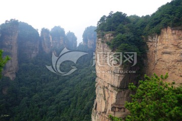 張家界黃石寨回音壁