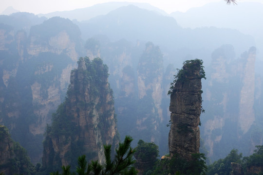 张家界风景区地理风光