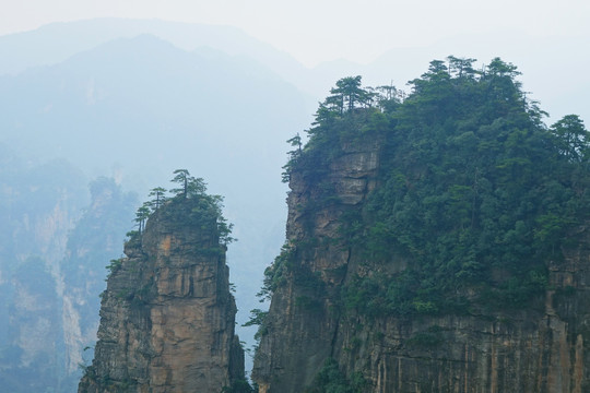 张家界风景区地理风光