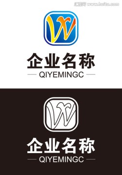 字母w logo