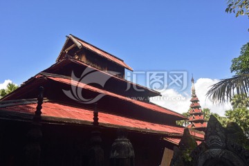 缅甸因瓦古城 宝迦雅柚木寺