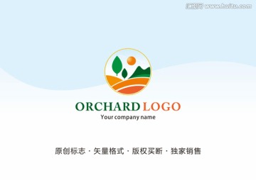 果园标志 LOGO 水果标志