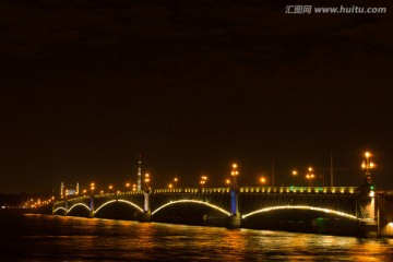 圣彼得堡 大桥夜色