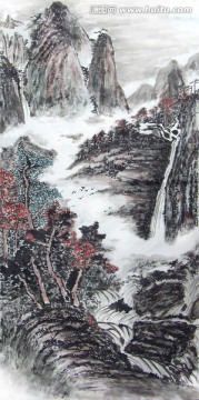 水墨山水畫