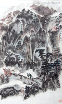 水墨山水画