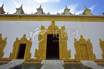 缅甸寺庙 独特僧院
