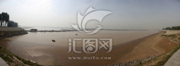 黄河滩 黄河浮桥