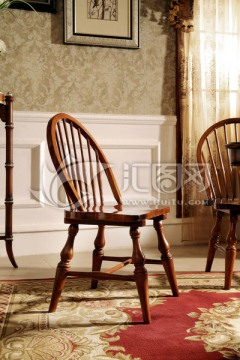 休闲椅 美式实木家具