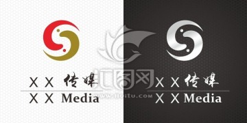 傳媒公司標志設計 高檔標識