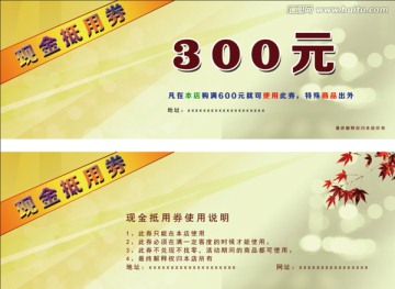 抵用券 現(xiàn)金券 優(yōu)惠券 代金券