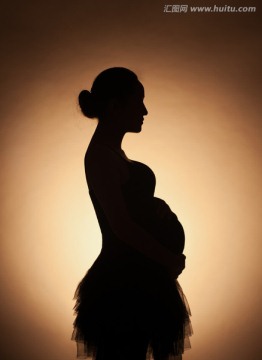 孕婦剪影