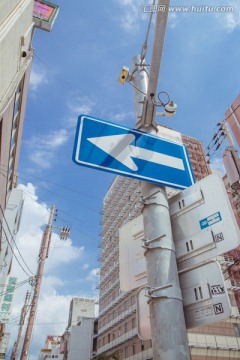 日本城市通行标识
