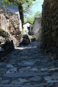 京西古村落水峪古村