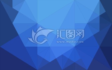 藍(lán)色幾何底紋
