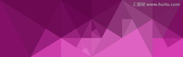 紫色几何背景 三角形底纹