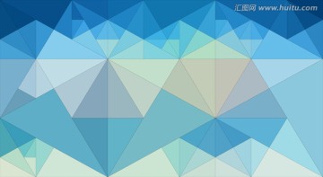 藍(lán)色幾何多邊形底紋