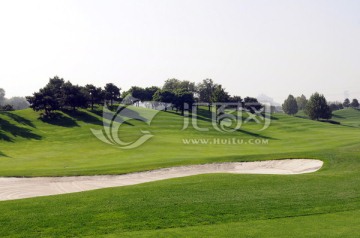 高尔夫球场 高尔夫草地 绿草坪