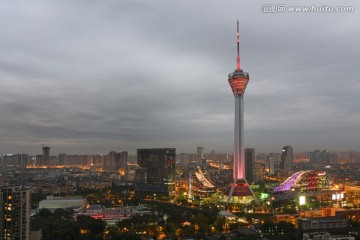 成都电视塔夜景（高清）