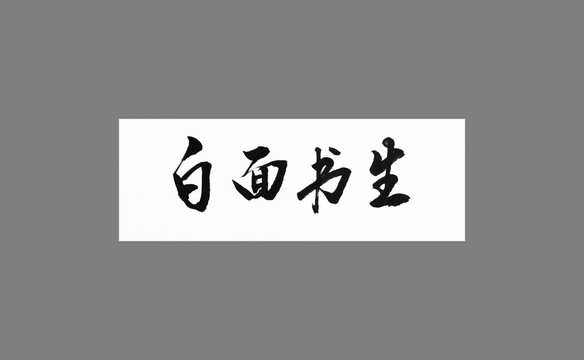 白面書生