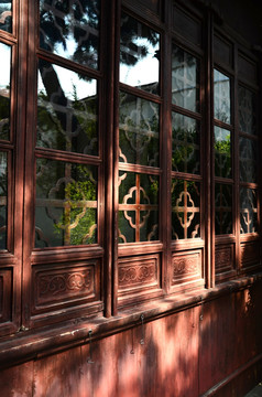 苏州园林 老式窗户