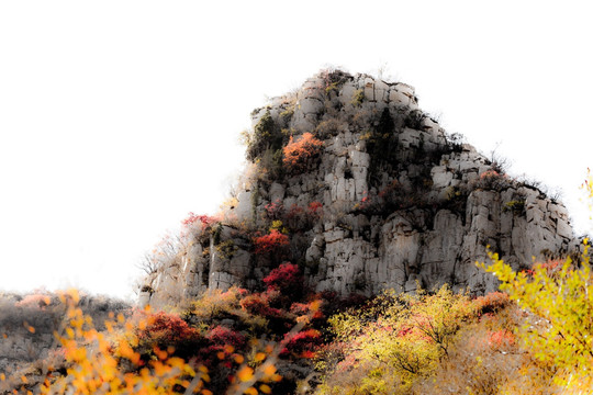 秋天的山
