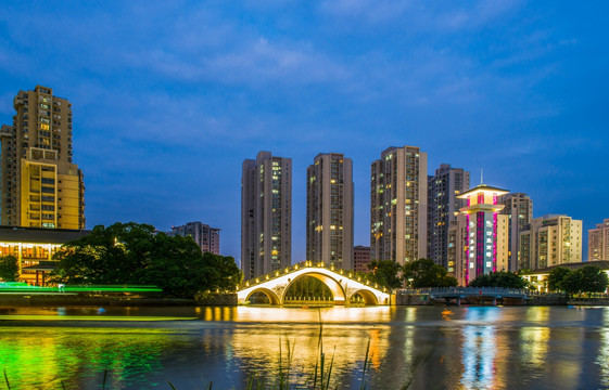 温州夜景 南塘街夜景