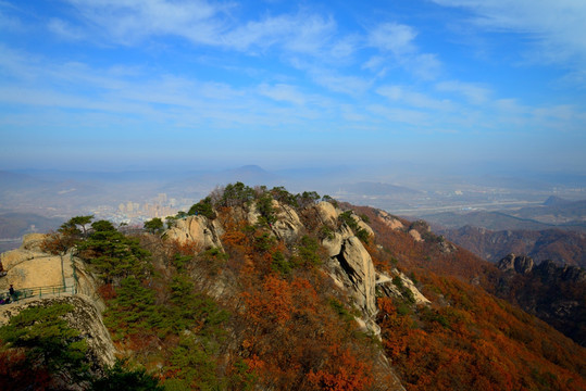 丹东凤凰山新景观飞天神鹿