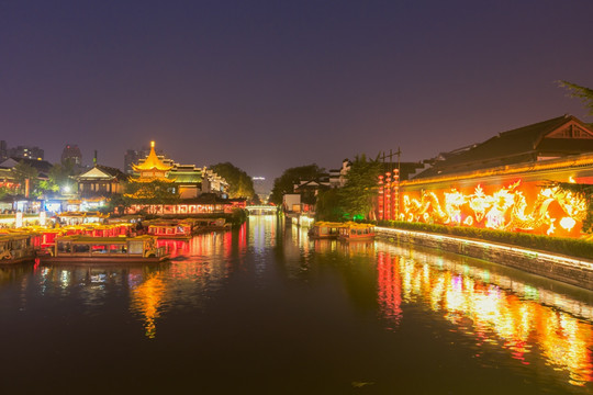 秦淮河夜景