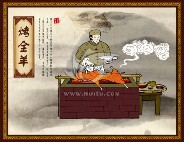 烤全羊海報(bào)