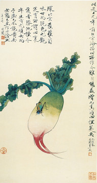 花鳥國畫 心里美