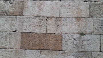 京杭运河大堤石砖墙