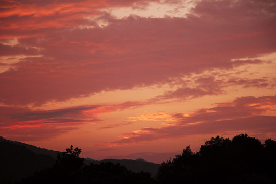 夕阳漫天