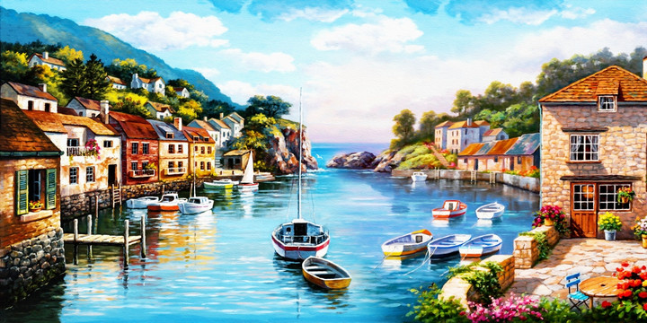 地中海風(fēng)景