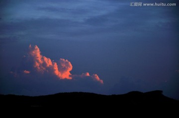 夕阳彩云 黄昏