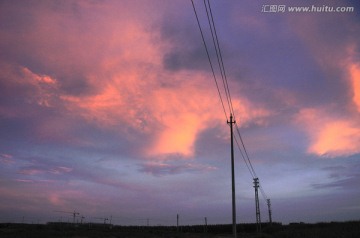 夕阳彩云 黄昏