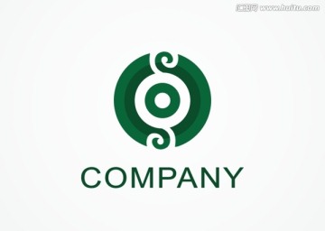 矢量绿色玉器logo出售