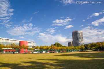 校园风景 操场 秋韵