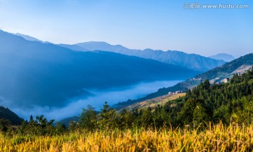 唯美山谷流云（高清）