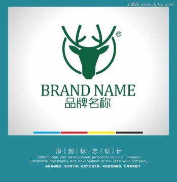 鹿头LOGO标志