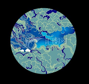 圓形地毯圖案