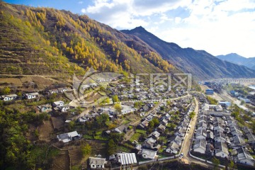 朝鲜 云峰里 小村