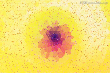 抽象墻磚拼花