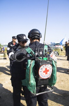 地震模拟 通讯演练 电台