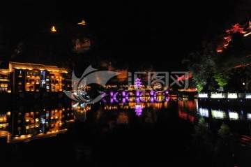 舞阳河夜景