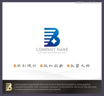 B字母logo 金融logo