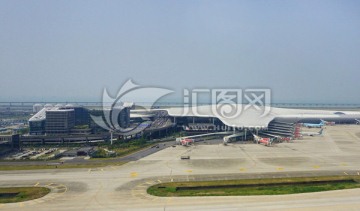 深圳宝安国际机场航拍